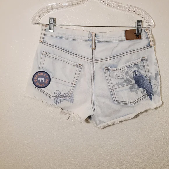 UniqueAmerican Eagle vintage high rise jean short - Picture 7 of 13